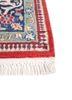 gulnar red and orange wool hand knotted Rug - Corner gulnar red and orange wool hand knotted Rug - Corner