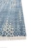 kairos blue wool hand knotted Rug - Corner kairos blue wool hand knotted Rug - Corner