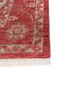 savana red and orange wool hand knotted Rug - Corner savana red and orange wool hand knotted Rug - Corner