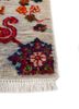 aurora red and orange wool and silk hand knotted Rug - Corner aurora red and orange wool and silk hand knotted Rug - Corner