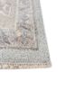 aurora blue wool and silk hand knotted Rug - Corner