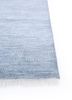 kairos grey and black wool and viscose hand knotted Rug - Corner