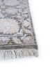 aurora grey and black wool and viscose hand knotted Rug - Corner