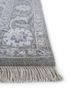 aurora grey and black wool and viscose hand knotted Rug - Corner