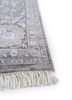 aurora grey and black wool and viscose hand knotted Rug - Corner aurora grey and black wool and viscose hand knotted Rug - Corner
