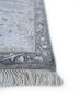 aurora grey and black wool and viscose hand knotted Rug - Corner