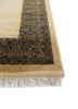 gulnar beige and brown wool and viscose hand knotted Rug - Corner gulnar beige and brown wool and viscose hand knotted Rug - Corner