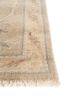 cyanna green wool and viscose hand knotted Rug - Corner