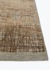 free verse by kavi beige and brown wool and silk hand knotted Rug - Corner free verse by kavi beige and brown wool and silk hand knotted Rug - Corner
