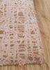 aakar by kavi beige and brown wool and silk hand knotted Rug - Corner aakar by kavi beige and brown wool and silk hand knotted Rug - Corner