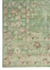 far east green wool and silk hand knotted Rug - Corner far east green wool and silk hand knotted Rug - Corner