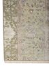 far east green wool and silk hand knotted Rug - Corner far east green wool and silk hand knotted Rug - Corner