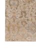 far east ivory wool and silk hand knotted Rug - Corner