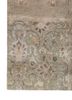 far east beige and brown wool and silk hand knotted Rug - Corner far east beige and brown wool and silk hand knotted Rug - Corner
