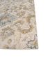 far east grey and black wool and silk hand knotted Rug - Corner