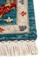 far east blue wool hand knotted Rug - Corner far east blue wool hand knotted Rug - Corner