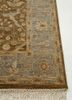 gulnar beige and brown  hand knotted Rug - Corner