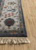 gulnar grey and black wool hand knotted Rug - Corner gulnar grey and black wool hand knotted Rug - Corner