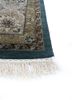 gulnar grey and black wool hand knotted Rug - Corner