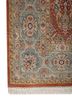 gulnar red and orange wool hand knotted Rug - Corner gulnar red and orange wool hand knotted Rug - Corner