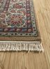gulnar ivory wool hand knotted Rug - Corner gulnar ivory wool hand knotted Rug - Corner