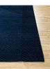 blythe blue wool hand knotted Rug - Corner blythe blue wool hand knotted Rug - Corner