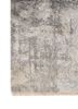 pansy ivory wool and bamboo silk hand knotted Rug - Corner pansy ivory wool and bamboo silk hand knotted Rug - Corner