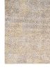 unstring by kavi grey and black wool and bamboo silk hand knotted Rug - Corner unstring by kavi grey and black wool and bamboo silk hand knotted Rug - Corner
