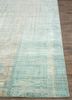 unstring by kavi green wool and bamboo silk hand knotted Rug - Corner