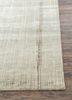 unstring by kavi ivory wool and bamboo silk hand knotted Rug - Corner