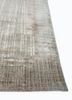 unstring by kavi beige and brown wool and bamboo silk hand knotted Rug - Corner unstring by kavi beige and brown wool and bamboo silk hand knotted Rug - Corner