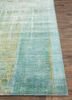 unstring by kavi green wool and bamboo silk hand knotted Rug - Corner unstring by kavi green wool and bamboo silk hand knotted Rug - Corner