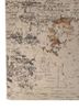 aprezo ivory wool and bamboo silk hand knotted Rug - Corner