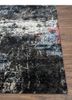 unstring by kavi grey and black wool and bamboo silk hand knotted Rug - Corner unstring by kavi grey and black wool and bamboo silk hand knotted Rug - Corner