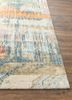 unstring by kavi blue wool and bamboo silk hand knotted Rug - Corner unstring by kavi blue wool and bamboo silk hand knotted Rug - Corner