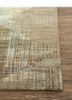 unstring by kavi grey and black wool and bamboo silk hand knotted Rug - Corner unstring by kavi grey and black wool and bamboo silk hand knotted Rug - Corner
