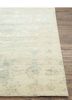 far east ivory wool and bamboo silk hand knotted Rug - Corner far east ivory wool and bamboo silk hand knotted Rug - Corner