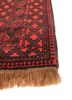 kiaan grey and black wool hand knotted Rug - Corner