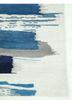 caliedo blue wool hand tufted Rug - Corner