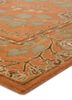 mythos red and orange wool hand tufted Rug - Corner mythos red and orange wool hand tufted Rug - Corner