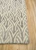 pathways beige and brown wool hand tufted Rug - Corner