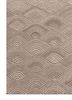 pathways beige and brown wool hand tufted Rug - Corner pathways beige and brown wool hand tufted Rug - Corner