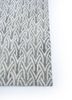 pathways grey and black wool hand tufted Rug - Corner pathways grey and black wool hand tufted Rug - Corner