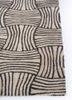 pathways beige and brown wool hand tufted Rug - Corner