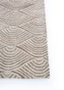 pathways beige and brown wool hand tufted Rug - Corner pathways beige and brown wool hand tufted Rug - Corner