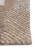 pathways beige and brown wool hand tufted Rug - Corner pathways beige and brown wool hand tufted Rug - Corner