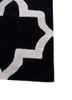 contour grey and black wool and viscose hand tufted Rug - Corner contour grey and black wool and viscose hand tufted Rug - Corner