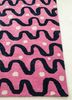 confetti pink and purple wool and viscose hand tufted Rug - Corner confetti pink and purple wool and viscose hand tufted Rug - Corner