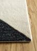 contour grey and black wool hand tufted Rug - Corner contour grey and black wool hand tufted Rug - Corner