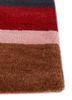 linear ivory wool and viscose hand tufted Rug - Corner linear ivory wool and viscose hand tufted Rug - Corner